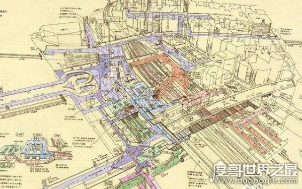 世界上最复杂的地铁，东京新宿站可通往日本各地（会使人迷路）