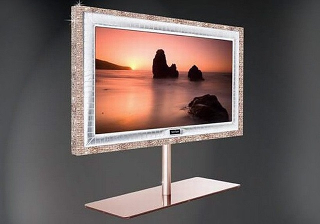 世界上最贵电视，柏林IFA镶钻液晶电视售价13万美元(奢侈昂贵)