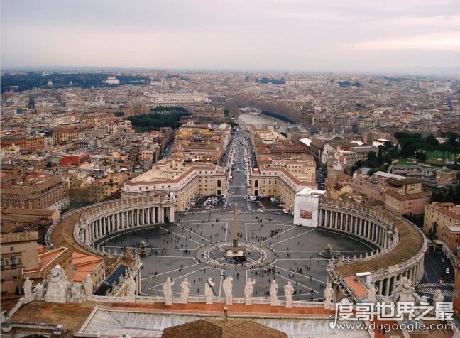 世界上最小的城市排名，梵蒂冈城(占地面积0.44平方千米)