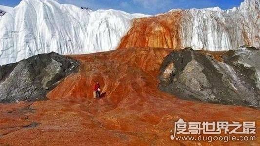 世界上最神奇的瀑布，血瀑布真相被揭开(地下富含铁的水氧化变红)