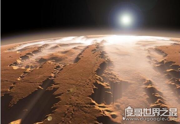 太阳系中最大的峡谷，火星水手号峡谷(长度是怒江大峡谷7倍)