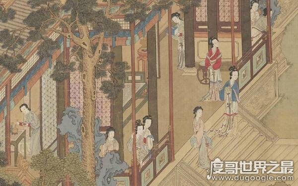 中国历史上知名画作，汉宫春晓图解析(画面构思复杂)