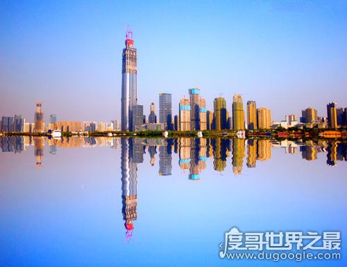 华中第一高楼，武汉绿地中心设计高度达636米(主楼有111层)