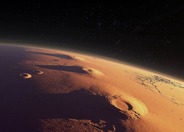 火星发现外星人头骨 五官清晰明了很是真实