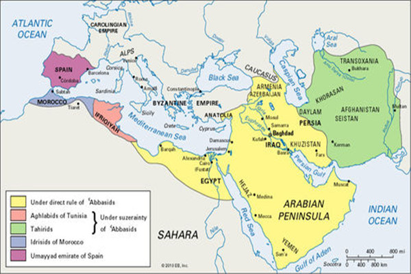 法蒂玛王朝和阿拔斯王朝：宗教不同，两国多次交战