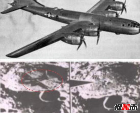 揭秘月球上的轰炸机，百慕大消失的二战飞机(被劫持到月球)