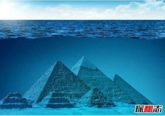 揭秘百慕大三角水下金字塔，水晶材质建筑而成(最大金字塔)