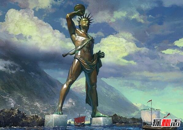 罗德岛太阳神巨像之谜，矗立56年后倒塌残骸被变卖