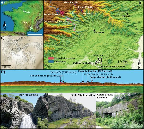 火山出现最早时间探索 大量奇形怪状壁画引人深思