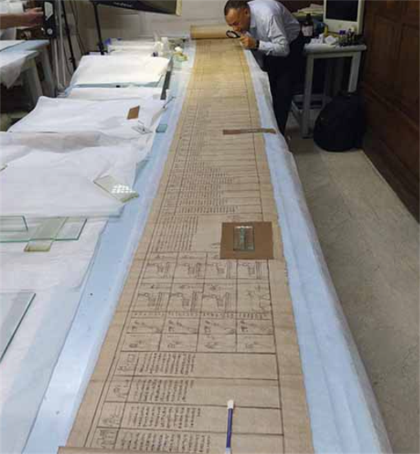 发现超过一个世纪的古代纸莎草纸，揭示了法老的世界