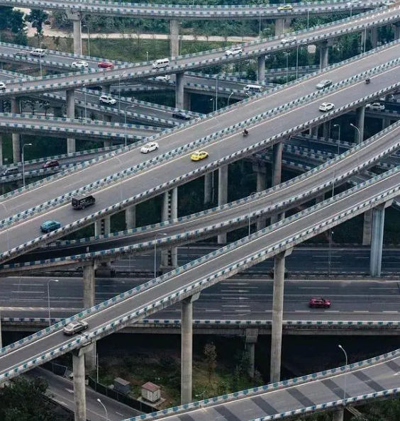 重庆的立交桥多么复杂 当地司机都不敢上（重庆立交桥）