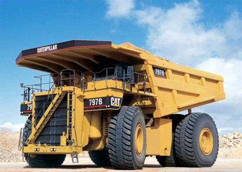 世界上最大的矿车，油耗是家用车的一百多倍（载重400吨）