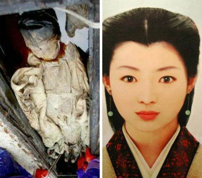 西汉女尸千年不腐美貌惊为天人，发现一枚凌氏惠平的私印