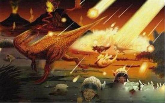恐龙是怎么灭绝的，陨石撞击地球前的巨大火山造成的