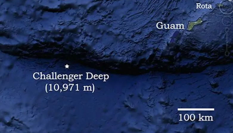 世界最深海沟马里亚纳海沟，也被称为“世界海拔最低处”