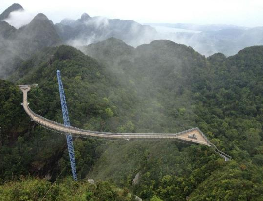 世界上最高的观光桥，悬在海拔687米高空被称为“天空之桥”