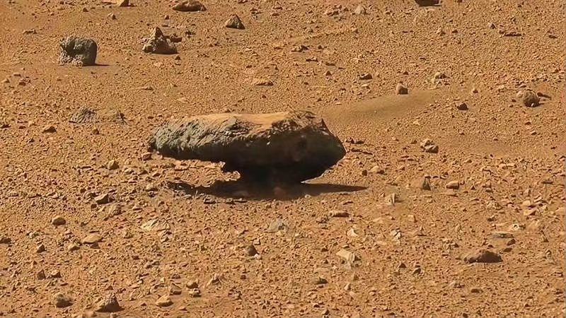 火星有鞋子疑是遗留物 探测器调查后撤退（火星岩石）