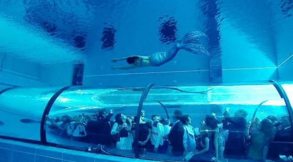 世界上最深的游泳池，“Y40深悦”深度可达40米