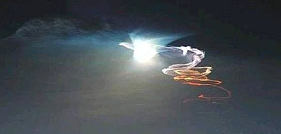 卫星拍到的真龙凤凰，身上的龙鳞看得一清二楚