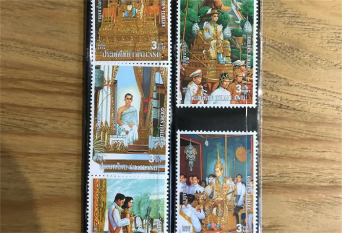 世界最长邮票 由泰国邮政总局发行(170mm长邮票)