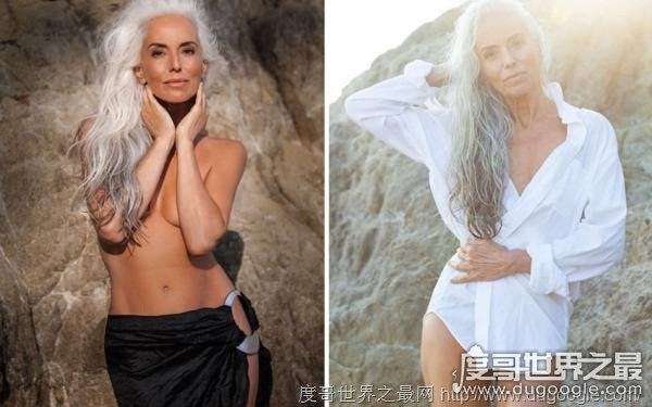 世界上最老的模特,61岁白发魔女Yazemeenah Rossi公开不老秘诀