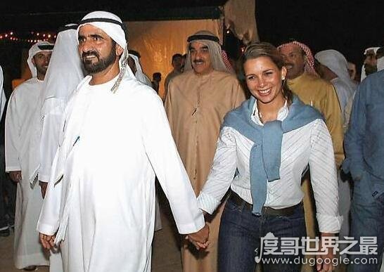 迪拜四公主和丈夫图片