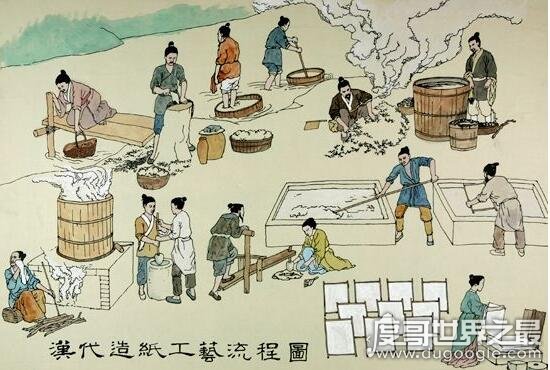 四大发明之造纸术是谁发明的，东汉蔡伦造纸的故事