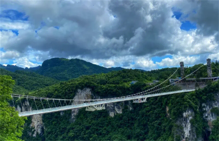 世界上最长的玻璃桥 张家界大峡谷玻璃桥(全长536米)