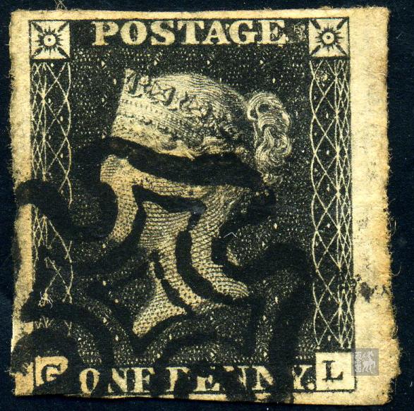 世界上第一枚邮票的名字，“黑便士”世界近代邮政的开端