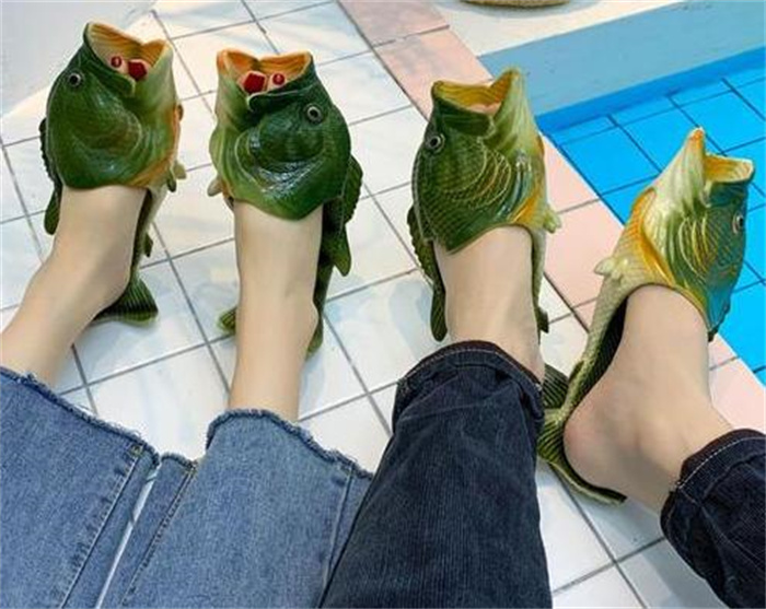 世界上最奇葩另类的鞋子 咸鱼造型鞋子(没人敢穿)
