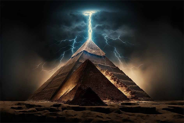 特斯拉痴迷研究多年  解开金字塔哪些谜团  （发电机）