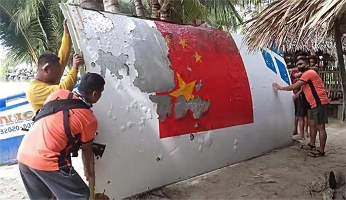 菲律宾发现中国火箭残骸 当局确认长征五号（残骸降落）