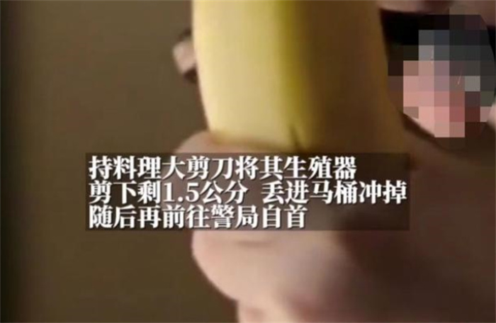 男友出轨找小三 女友一怒剪断男友生殖器（出轨惩罚）