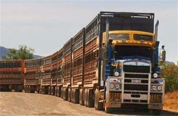 世界上最长的卡车 MILLAU卡车长度达到800米(比火车长)