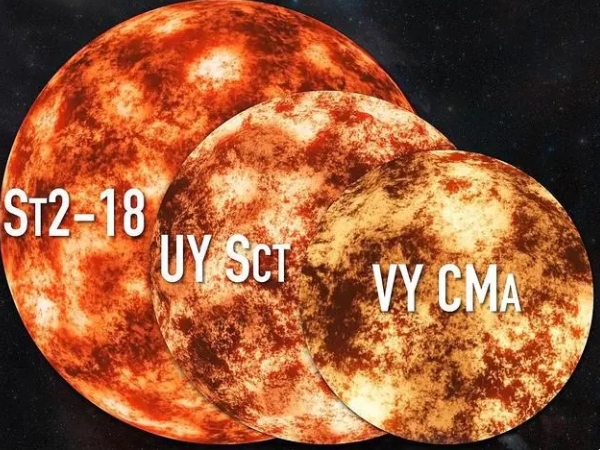 距离地球5100光年，最大恒星盾牌座uy，能装下18亿个太阳