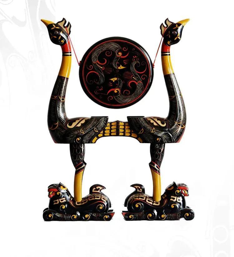 国宝文物虎架鸟鼓：为何在省博物馆与荆州市博物馆均为镇馆之宝？