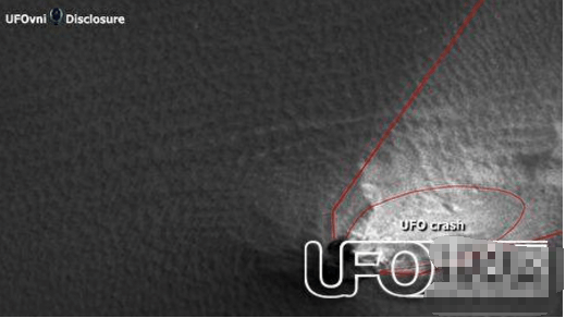 火星照片再现奇异结构 疑是UFO残骸