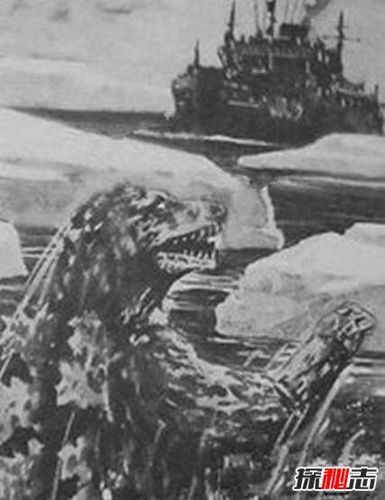 日本神秘怪物南极哥斯拉，其实并不存在疑似船员出现幻觉