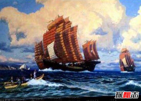 郑和船队最先到达美洲发现麦哲伦海峡，证明了地球是圆的