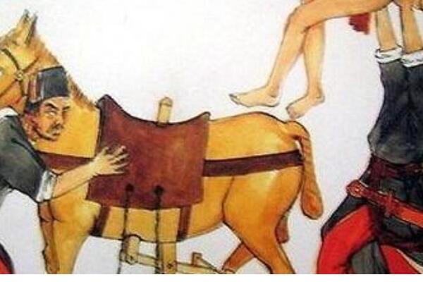 古代惩罚出轨女人的酷刑:霹雳车(又名骑木驴),专折磨下体