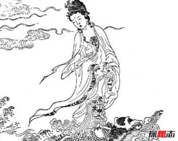 神话传说人物龙女,与人类男性婚恋的异类女性(源于佛教)