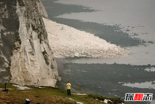 英国多佛白崖之谜,白色悬崖长达5公里
