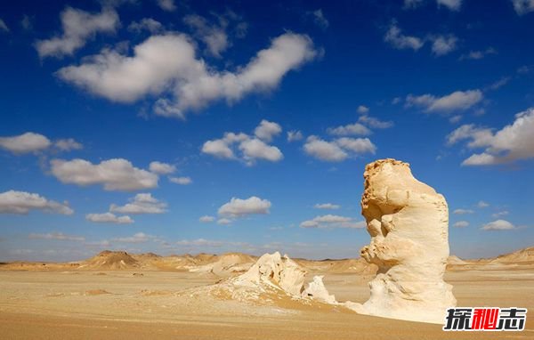 埃及法拉夫拉沙漠:白色沙漠(奶油一样的白色)