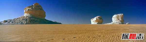 埃及法拉夫拉沙漠:白色沙漠(奶油一样的白色)
