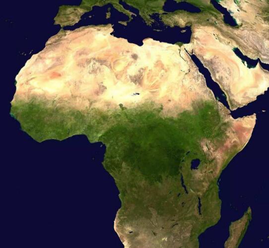 世界上最大的沙漠：撒哈拉沙漠,面积比美国大(形成于250万年前)