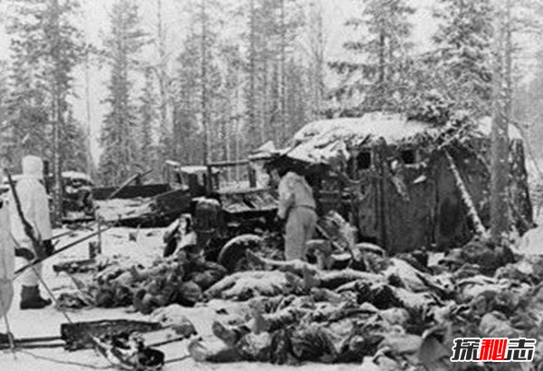 1942芬兰灵异事件,不费一兵一卒消灭苏军(人皮尸骸)