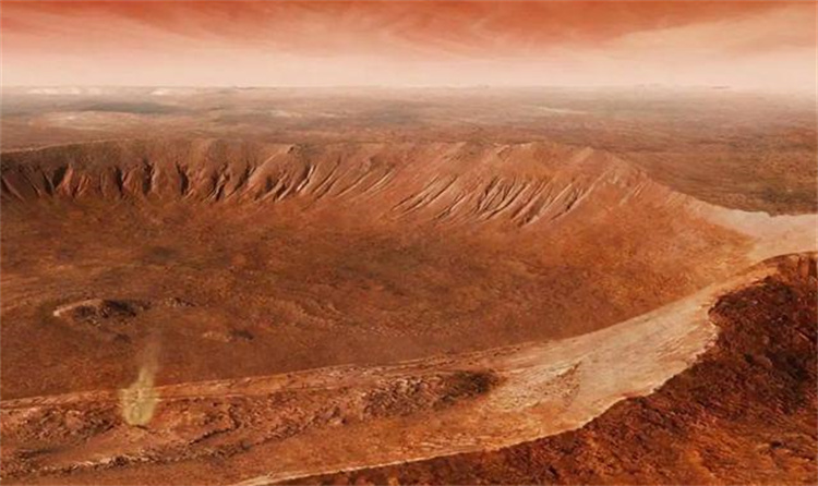美国宇航局最新公布的火星图片 伫立在石堆中的神秘物体是什么？