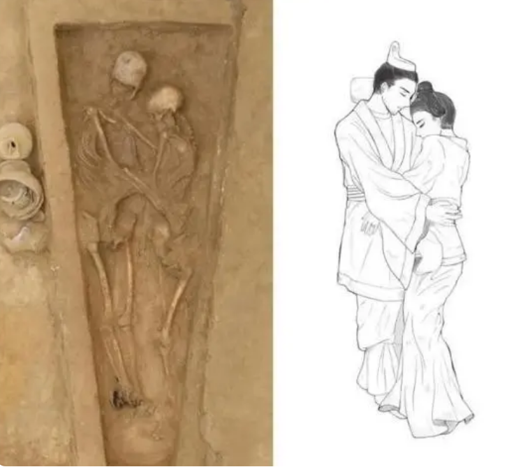 1500年前的墓穴被打开 男女居然拥抱而亡（北魏墓穴）