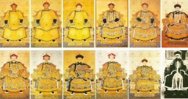 清朝皇帝妃子顺序表 清朝12位皇帝及皇后名单