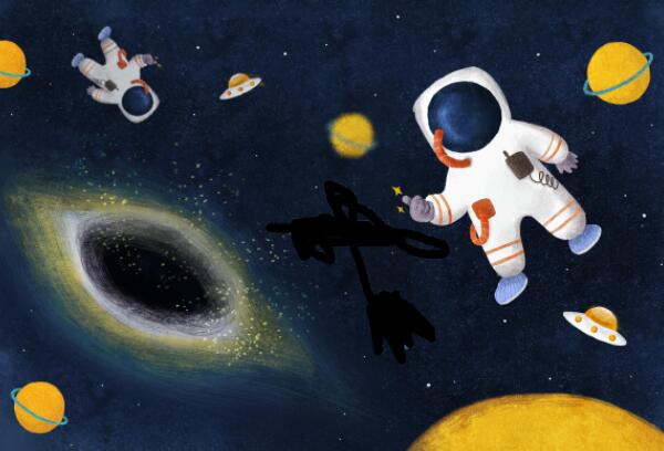 二名宇航员被吸入黑洞是真的吗，纯属谣言（人靠近黑洞就粉碎了）